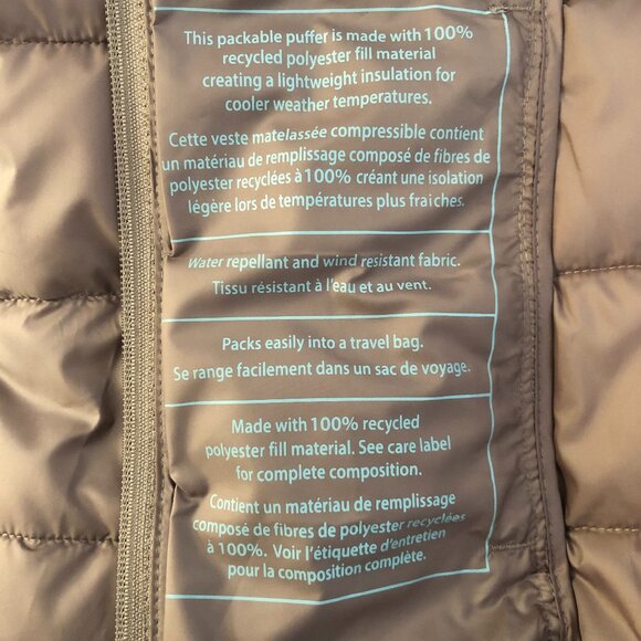 NWT - Reitmans packable jacket - Mauve - Size XXS - Picture 5 of 7